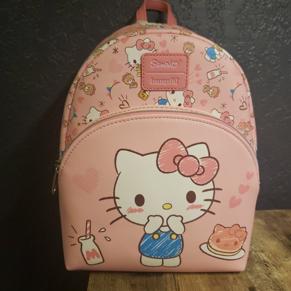 Loungefly Sanrio Hello Kitty Tiny Chum & Treats Mini Backpack NEW with Tags